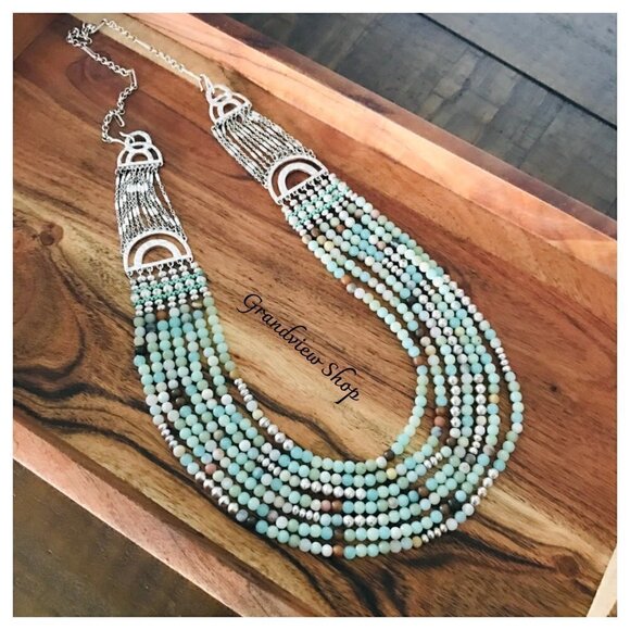 Stella & Dot Cleopatra Statement Necklace - Picture 7 of 8